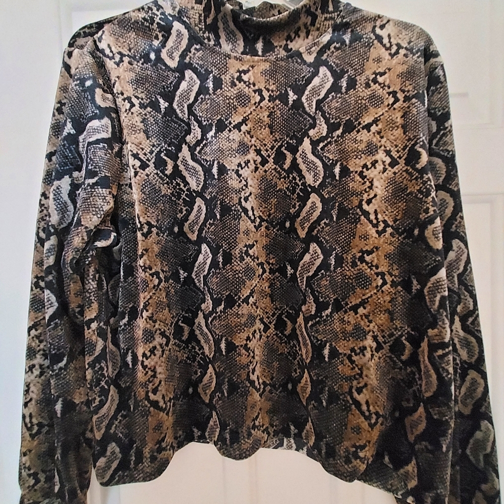 Mock Neck Top